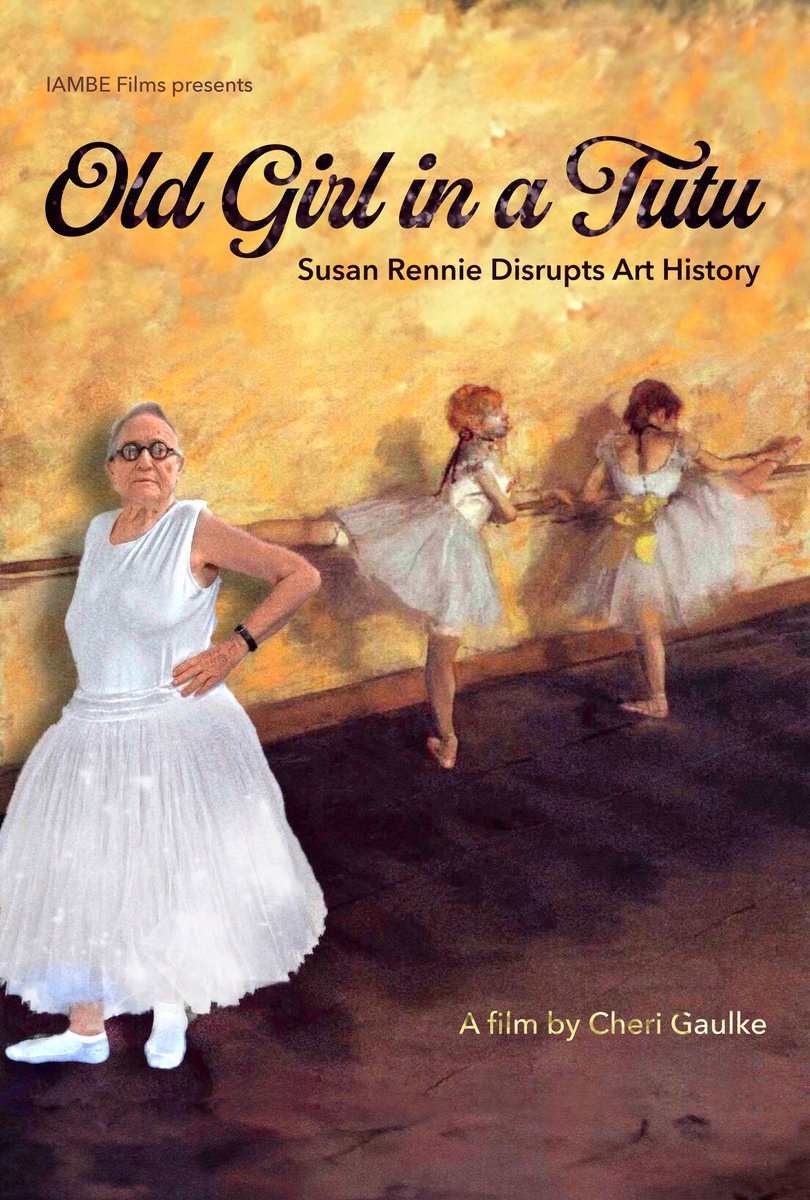 🎬 FSer Cheri Gaulke's Old Girl in a Tutu Premieres at DocLands! Catch the powerful short doc about Susan Rennie disrupting art history with her iPhone at #DocLands on May 3! Later, it screens at Cannes (May 20) &amp; Mendocino (May 29-30). More: oldgirlinatutu.com #Filmshop
