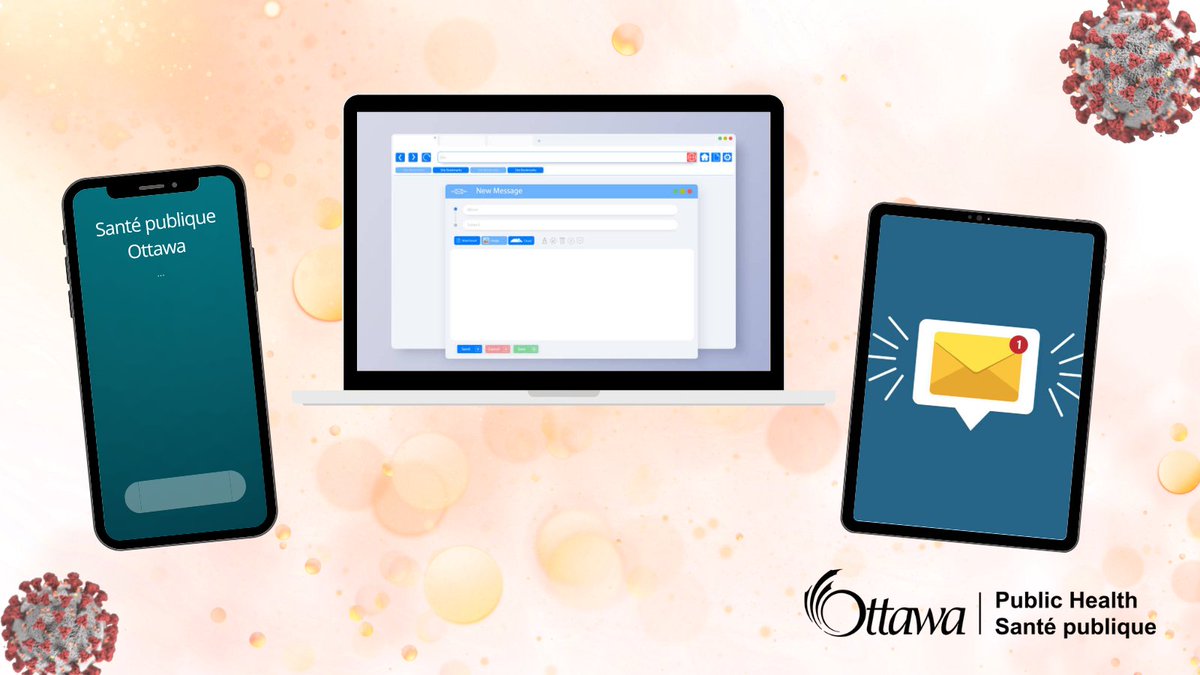📢 Nous enquêtons actuellement sur des cas de rougeole à Ottawa. Si vous avez été potentiellement exposé à la rougeole et que nous avons vos coordonnées, il est possible que nous vous contactions par message téléphonique, texto ou par lettre. Le message indiquera clairement qu'il