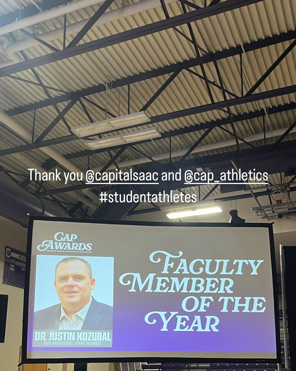 Justin B. Kozubal, Ph.D. (@justinkozubal) on Twitter photo What an honor to be recognized by <a href="/capital_saac/">Capital Saac</a> and <a href="/cap_athletics/">Capital Athletics</a> #studentathletes #CapFam <a href="/Capital_U/">Capital University</a> What an honor to be recognized by <a href="/capital_saac/">Capital Saac</a> and <a href="/cap_athletics/">Capital Athletics</a> #studentathletes #CapFam <a href="/Capital_U/">Capital University</a>