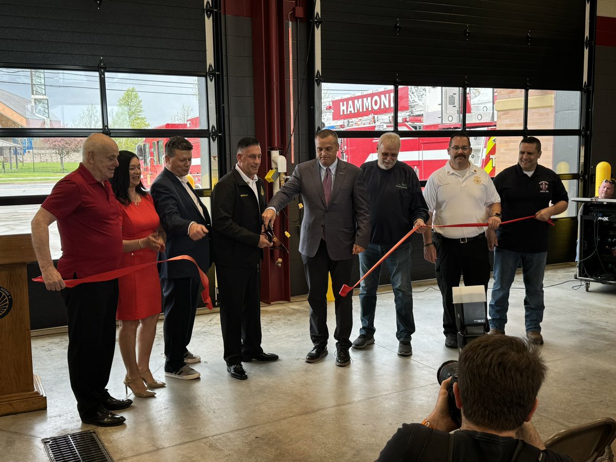 Supporting public safety &amp; our first responders has always been a priority as mayor. I’m proud to cut the ribbon on a brand new Fire Station #2 in <a href="/cityofhammond/">City of Hammond</a> which will help protect our community and save lives for decades into the future. #firefighters #IAFF