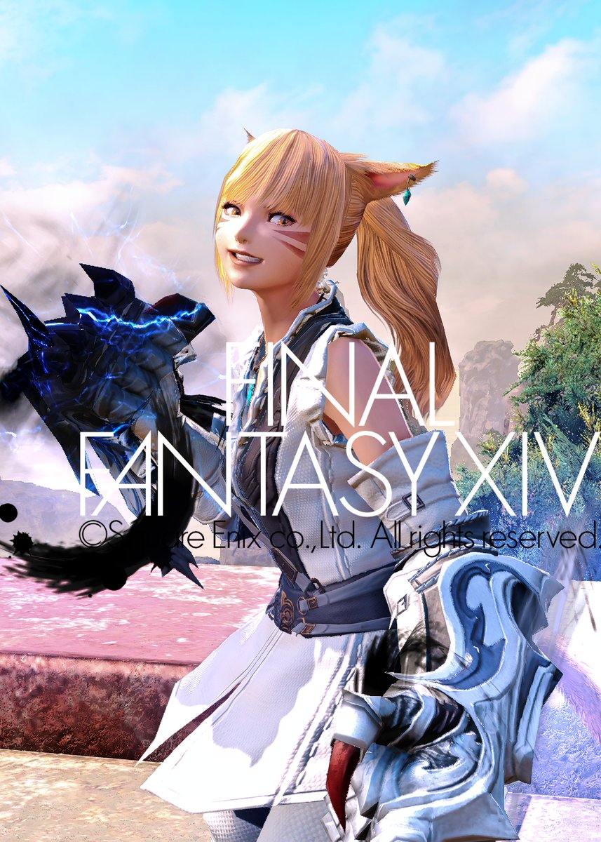 コスプレ中なのでミコッテに幻想してます🐬
＃おはミ
＃FF14