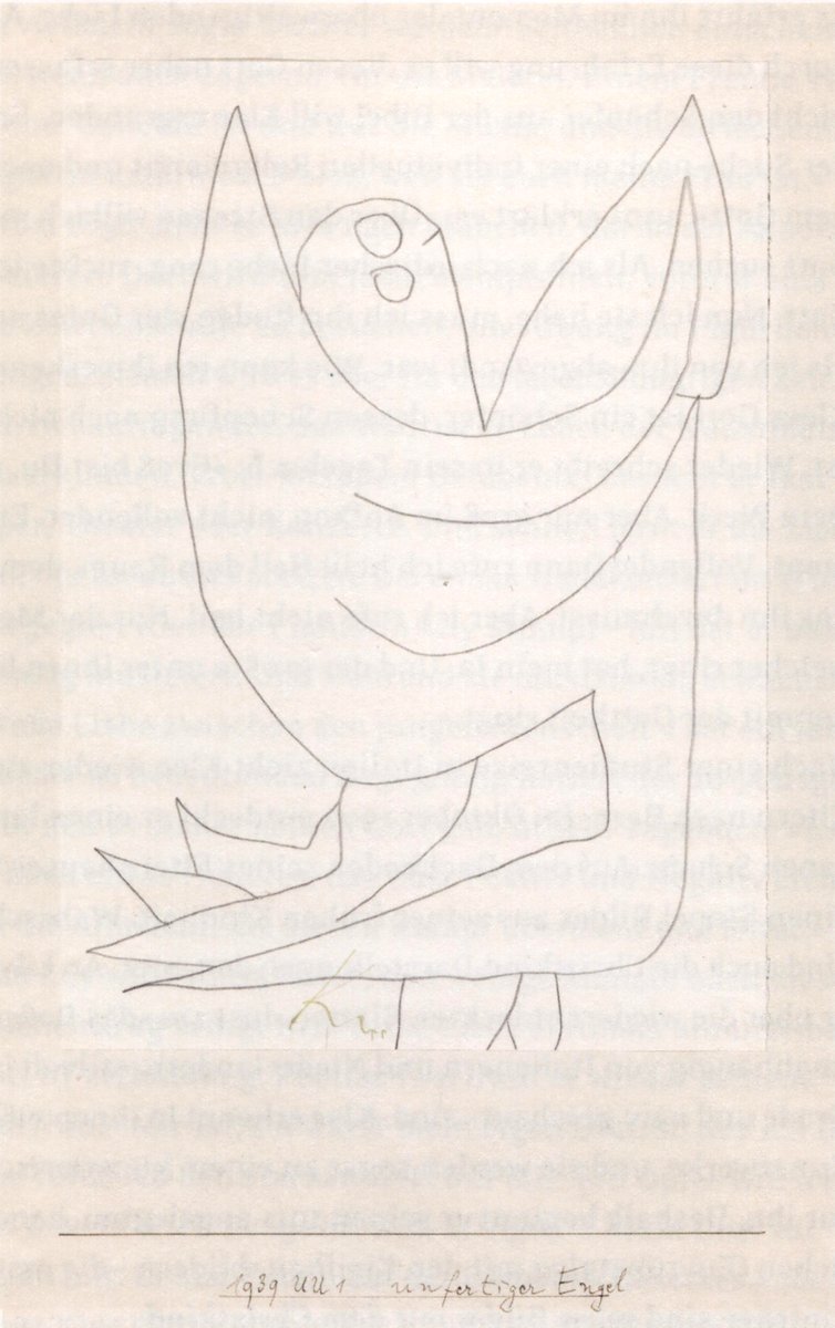パウル・クレー
（Paul Klee、1879-1940）
『未熟な天使』
（unfertiger Engel）