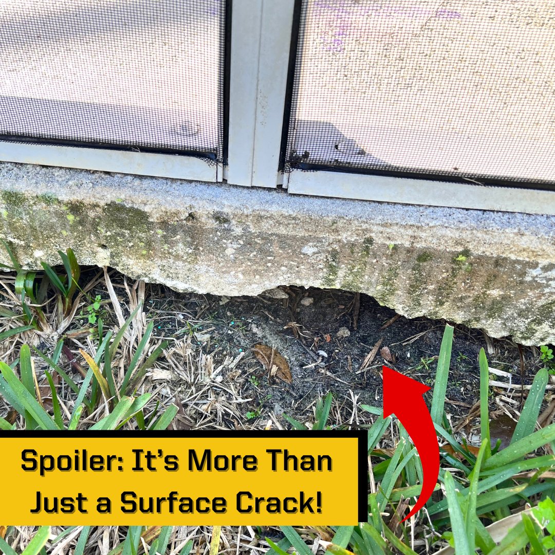 HeliconUSA's tweet image. Take a closer look. 👀 This homeowner thought it was just a cosmetic issue - but underneath was a settling problem that could’ve led to further structural damage. Don’t ignore the signs! 

Call 844-Helicon now for your free inspection!

#concreterepair #concreteproblems #pooldeck