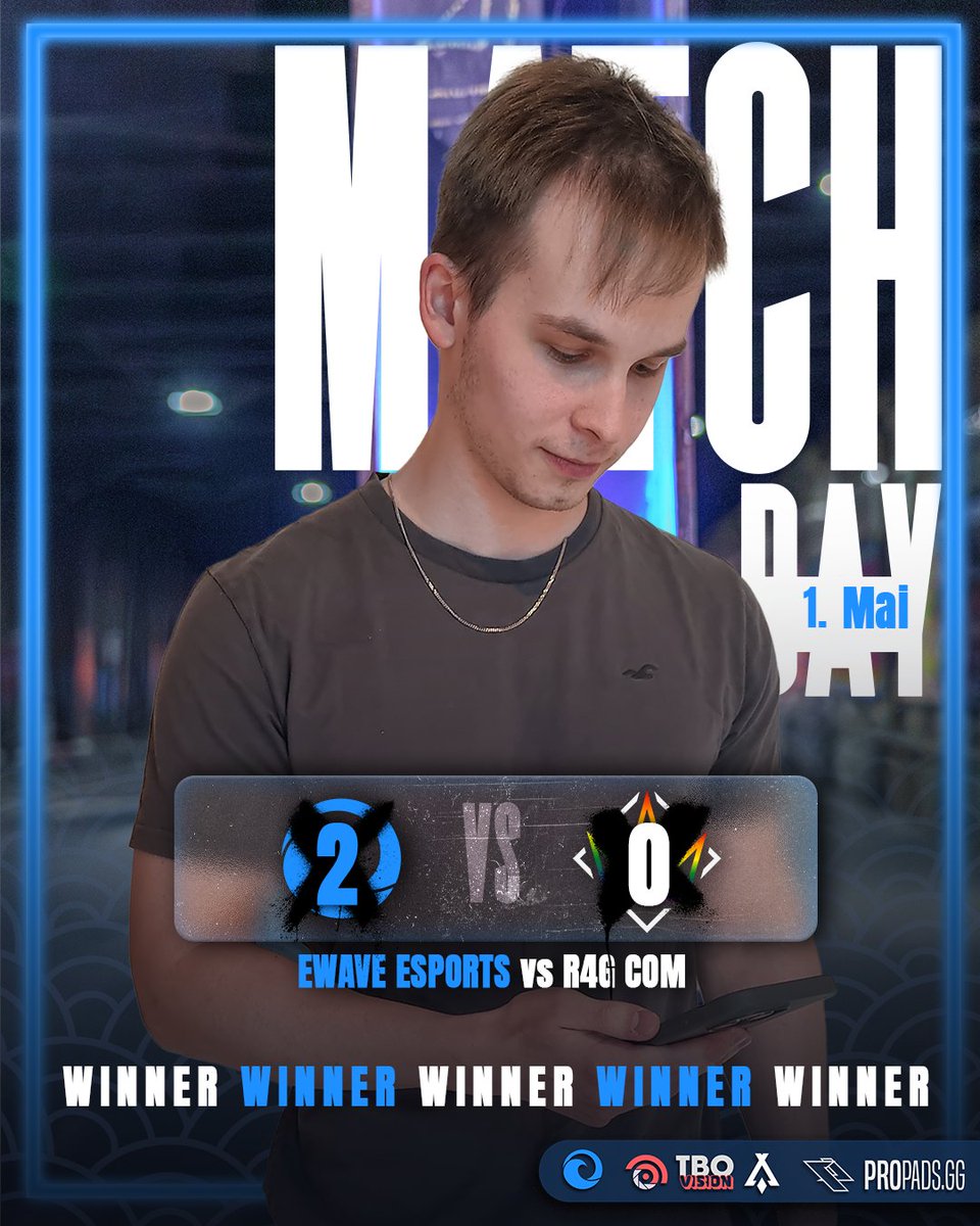 EWAVE ESPORTS🌊 (@ewaveesports) on Twitter photo Und da ist das Ding!🔥🔥🔥
Auf einer knappen 1. Map und einer dominanten 2. sichern wir uns die 3 Punkte und sind damit fest in der Div 3 erhalten.🥳🥳
Starke Leistung Jungs!💪💪
GGWP <a href="/regnum4games/">regnum4games</a> 🤝
#PERFECTWAVE🌊 Und da ist das Ding!🔥🔥🔥
Auf einer knappen 1. Map und einer dominanten 2. sichern wir uns die 3 Punkte und sind damit fest in der Div 3 erhalten.🥳🥳
Starke Leistung Jungs!💪💪
GGWP <a href="/regnum4games/">regnum4games</a> 🤝
#PERFECTWAVE🌊