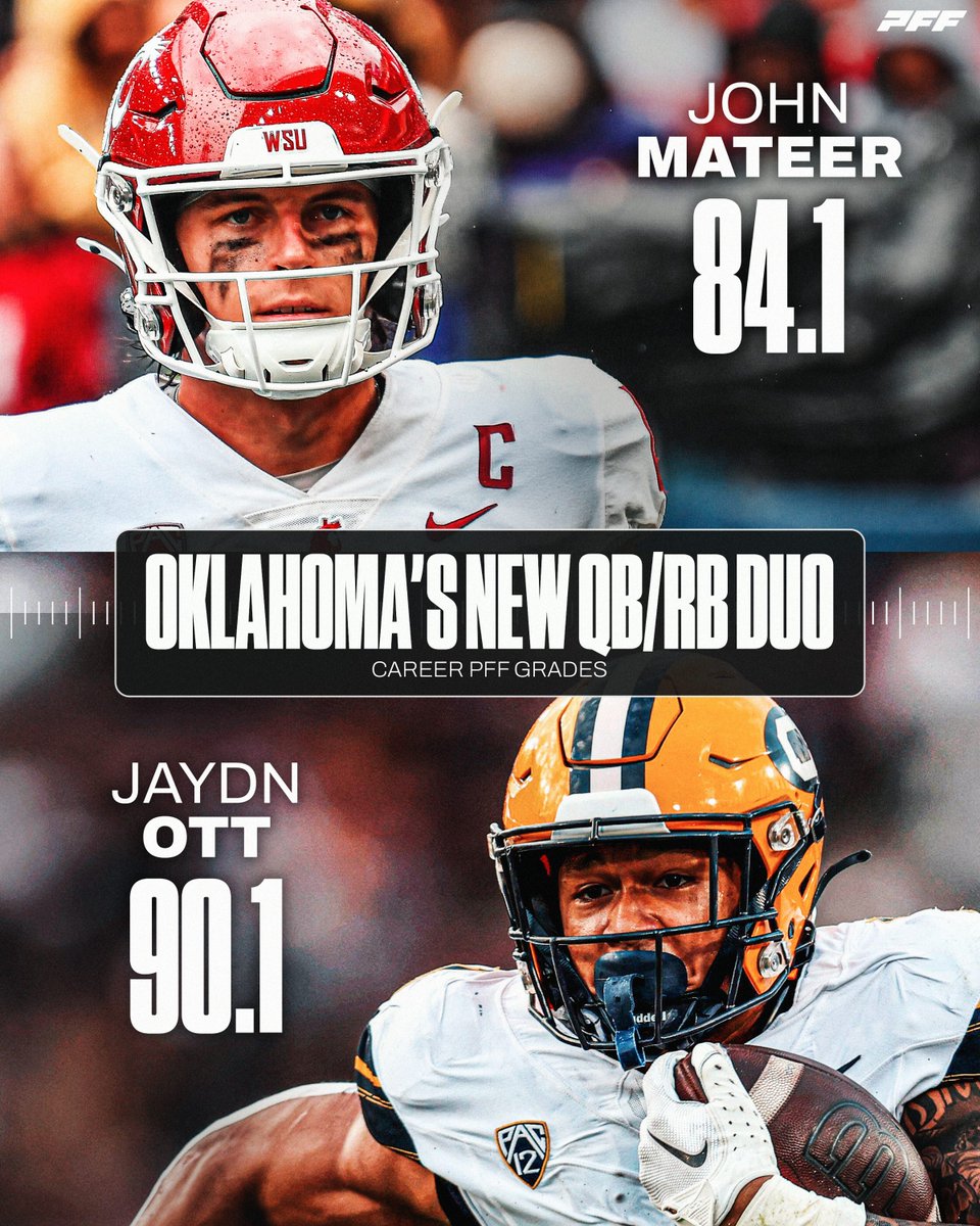 Oklahoma's new QB/RB duo is one of the best in the country👀