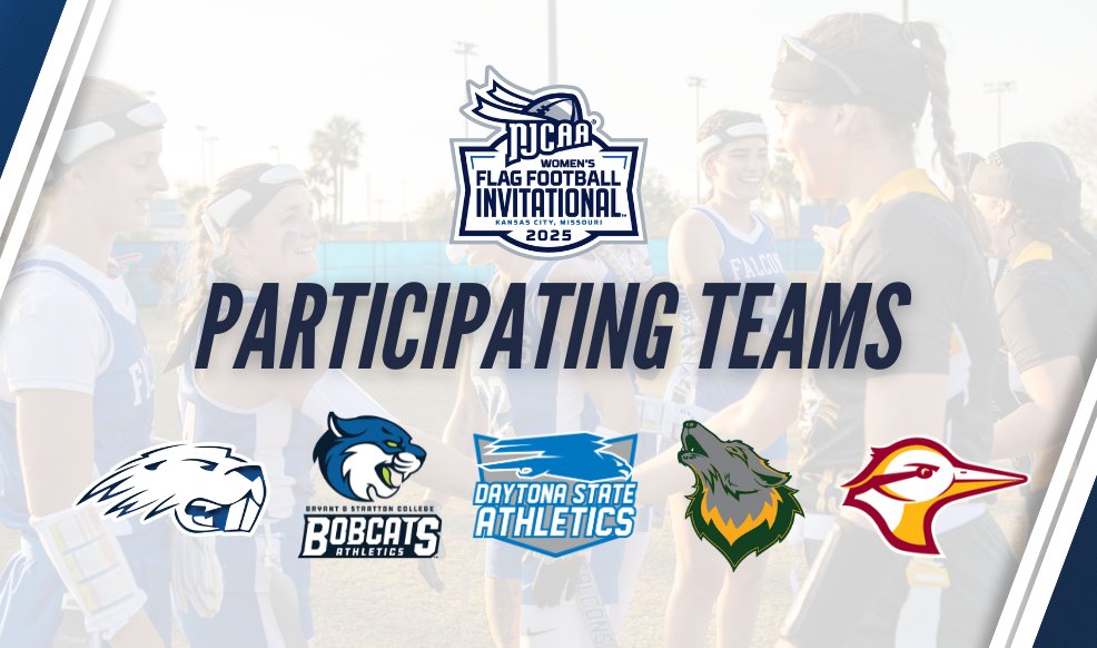 NJCAA Football (@njcaafootball) on Twitter photo 5⃣ teams are locked in for the 2025 #NJCAAFlag Invitational in Kansas City, MO:
- <a href="/BSCBobcatsWI/">Bryant & Stratton College - WI Athletics</a>
- <a href="/DSCFalconSports/">Daytona State Falcons</a>
- <a href="/FGCathletics/">Florida Gateway Athletics</a>
- <a href="/GoLarks/">Hesston College Larks</a>
- <a href="/PrattBeavers/">Beavers Sports</a>
The competition is heating up year by year! 5⃣ teams are locked in for the 2025 #NJCAAFlag Invitational in Kansas City, MO:
- <a href="/BSCBobcatsWI/">Bryant & Stratton College - WI Athletics</a>
- <a href="/DSCFalconSports/">Daytona State Falcons</a>
- <a href="/FGCathletics/">Florida Gateway Athletics</a>
- <a href="/GoLarks/">Hesston College Larks</a>
- <a href="/PrattBeavers/">Beavers Sports</a>
The competition is heating up year by year!
