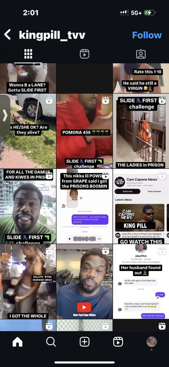 So as an alledge straight man why would ever tell a woman that you would Ben her over and fuk her with a strap ... you think that make your look more of a man but really you look like a DYKE ... a bulldagger and a FULL BLOWN WEIRDO ... idc who tf he is he a bitch in my eyes 🥱