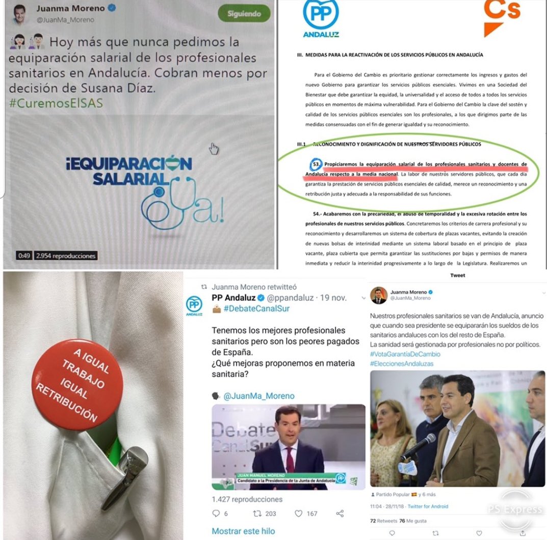 cuunaaao's tweet photo. @JuanMa_Moreno A los sanitarios nos das las gracias?No tienes verguenza y la cara muy dura,no has cumplido absolutamente nada d lo q prometistes y por no cumplir no has cumplido lo firmado por tu consejera.Tb falta por salir listados extraordinarios Carrera Profesional octubre 2023,es pronto?🤬 https://t.co/qygVAm76ZB
