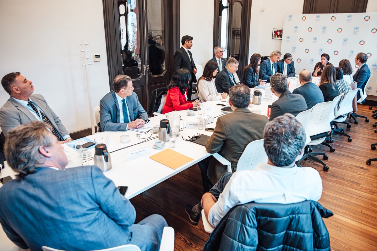 Amina J Mohammed (@aminajmohammed) on Twitter photo Partnering with Uruguay to go the last mile on the SDGs—that’s the UN’s commitment.
Inspired by the determination of our UN country team <a href="/ONUUruguay/">ONU Uruguay</a> to help keep the promise by 2030. Partnering with Uruguay to go the last mile on the SDGs—that’s the UN’s commitment.
Inspired by the determination of our UN country team <a href="/ONUUruguay/">ONU Uruguay</a> to help keep the promise by 2030.