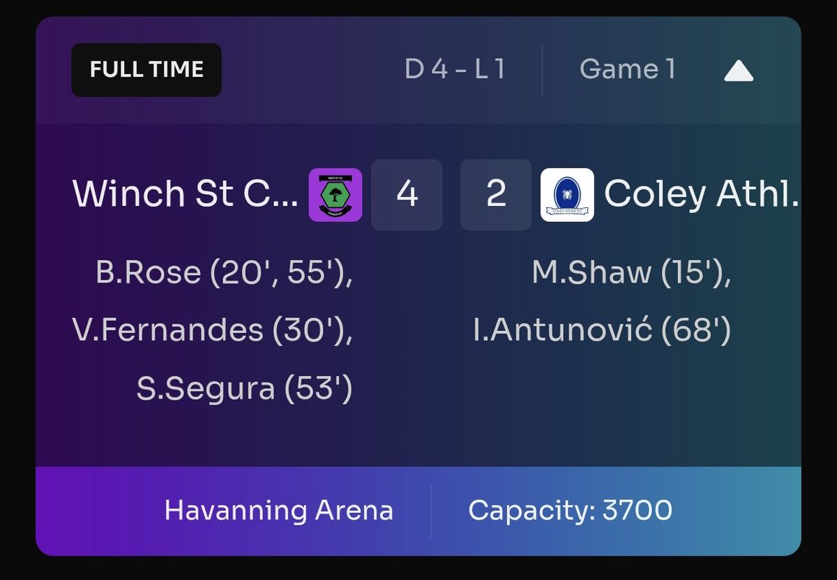 GreekWeb3gaming's tweet image. A day to forget for the Greek consortium of clubs as we fail to win a game in the opening day of Season 7 of @Footium 

🔵 Coley Athletic (D4 - L1)

Despite an early goal, our lads fell 4-2 after a challenging match. Record-signing Fernandes was sent off in the 8th minute of his…