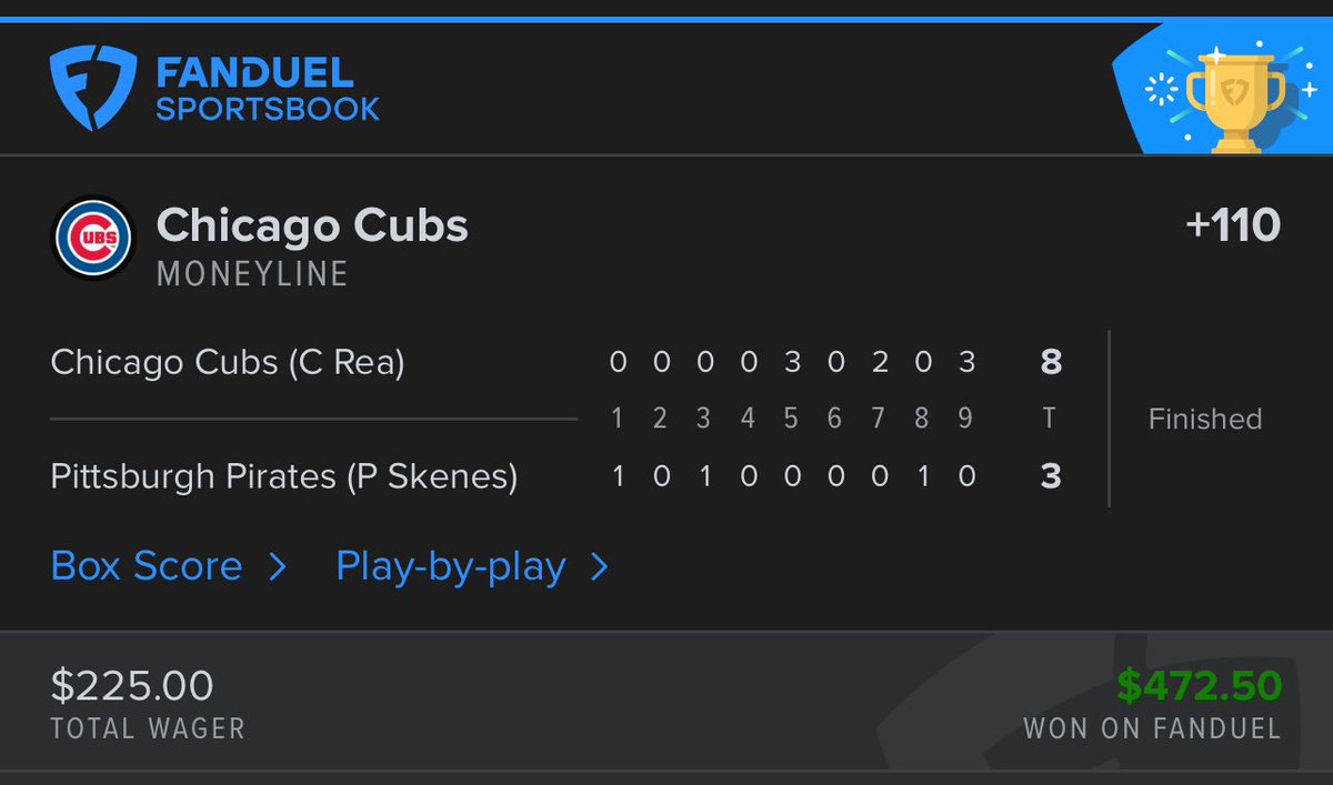 Cash our 1st Play of the Day Over <a href="/TrophiesDiscord/">Trophies Sports Picks</a> and we still have a lot of games left today‼️

✅ Cubs ML

⚾️  Use Code "CHIEF"
⚾️  Receive 25% OFF Bi-Weekly 
⚾️  Start Winning This Season 
⚾️  Use the Link Below 🔗