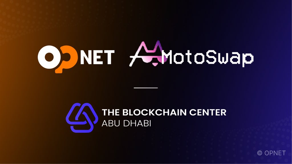 OP_NET (@opnetbtc) on Twitter photo We’re proud to partner with the Abu Dhabi Blockchain Center <a href="/adbc_ae/">The Blockchain Center in Abu Dhabi</a>, a driving force for blockchain innovation in the Middle East.
This collaboration unites ADBC’s strategic vision with the proven capabilities of OP_NET and <a href="/MotoswapBTC/">Motoswap</a> to deliver institutional-grade, We’re proud to partner with the Abu Dhabi Blockchain Center <a href="/adbc_ae/">The Blockchain Center in Abu Dhabi</a>, a driving force for blockchain innovation in the Middle East.
This collaboration unites ADBC’s strategic vision with the proven capabilities of OP_NET and <a href="/MotoswapBTC/">Motoswap</a> to deliver institutional-grade,