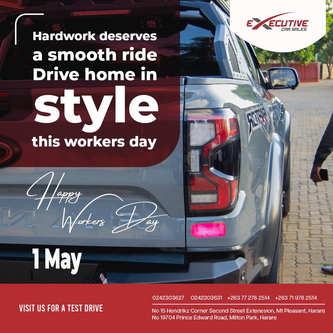 Wezhaz Executive Cars (@executivecarzim) on Twitter photo Happy Workers Day to you all. Remember to drive in style with Wezhaz Executive Cars.
<a href="/takemorem1/">Takemore Mazuruse</a> <a href="/EsteemComms/">Esteem Communications</a> <a href="/MasvingoTourism/">๐๐๐ฌ๐ฏ๐ข๐ง๐ ๐จ ๐๐จ๐ฎ๐ซ๐ข๐ฌ๐ฆ ๐ฆ</a> <a href="/ZtaUpdates/">Zimbabwe Tourism Authority</a> Happy Workers Day to you all. Remember to drive in style with Wezhaz Executive Cars.
<a href="/takemorem1/">Takemore Mazuruse</a> <a href="/EsteemComms/">Esteem Communications</a> <a href="/MasvingoTourism/">๐๐๐ฌ๐ฏ๐ข๐ง๐ ๐จ ๐๐จ๐ฎ๐ซ๐ข๐ฌ๐ฆ ๐ฆ</a> <a href="/ZtaUpdates/">Zimbabwe Tourism Authority</a>