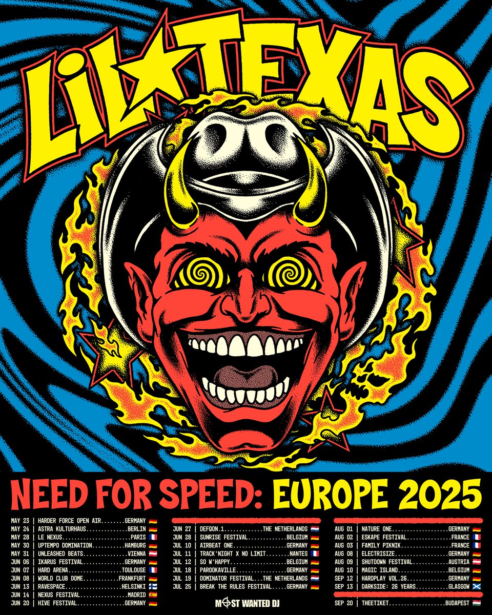 EUROPE 2025!!! SO HYPED TO BRING THE NEXT PHASE OF MY WORLD TOUR TO A CITY/FESTIVAL NEAR YOU. TICKETS IN BIO 🤠🌍