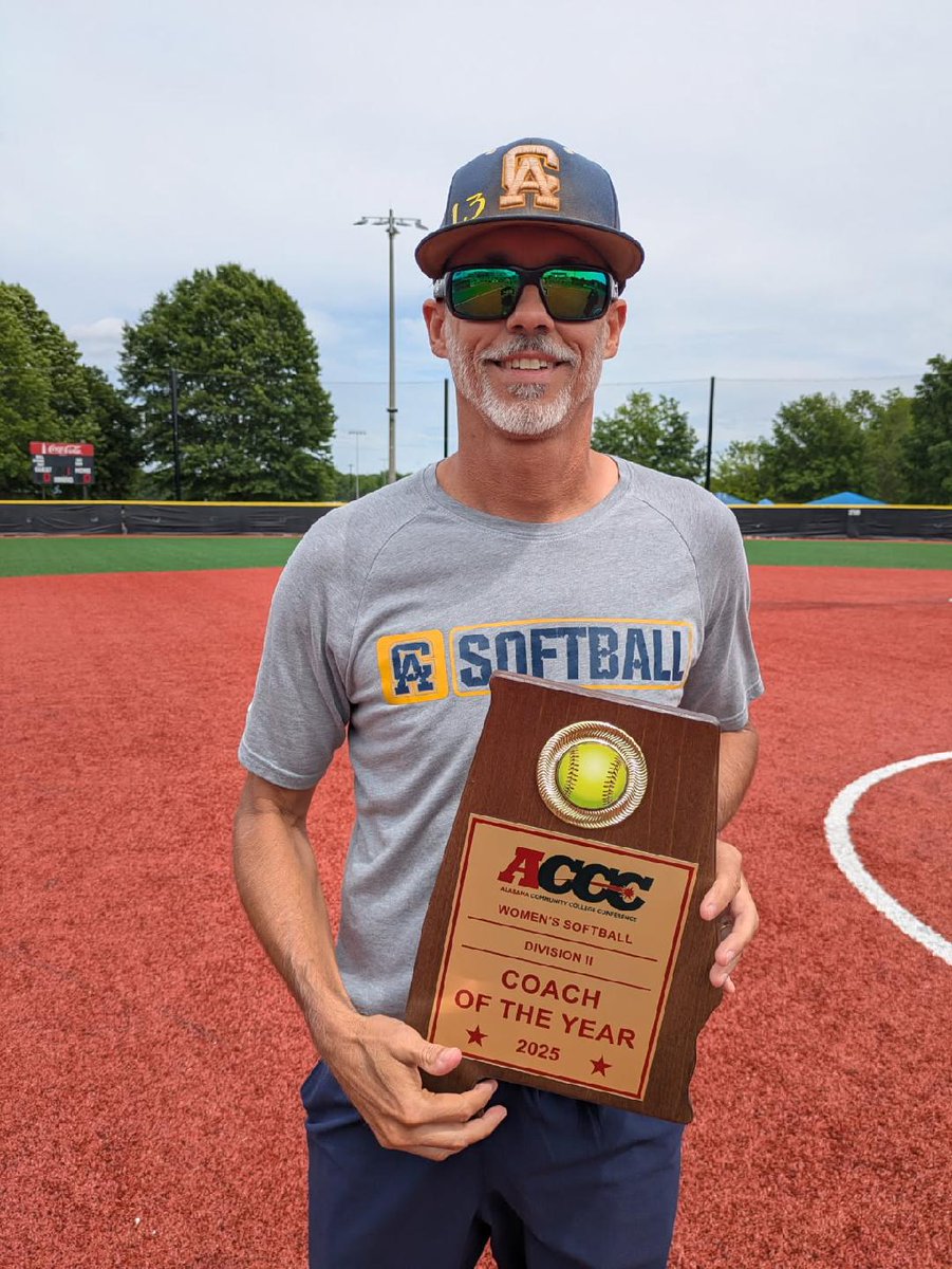 Congratulations to Greg Shivers of <a href="/CACC_Softball/">CACC Softball</a> on being named <a href="/acccathletics/">ACCC</a> Division II Softball Coach of the Year.