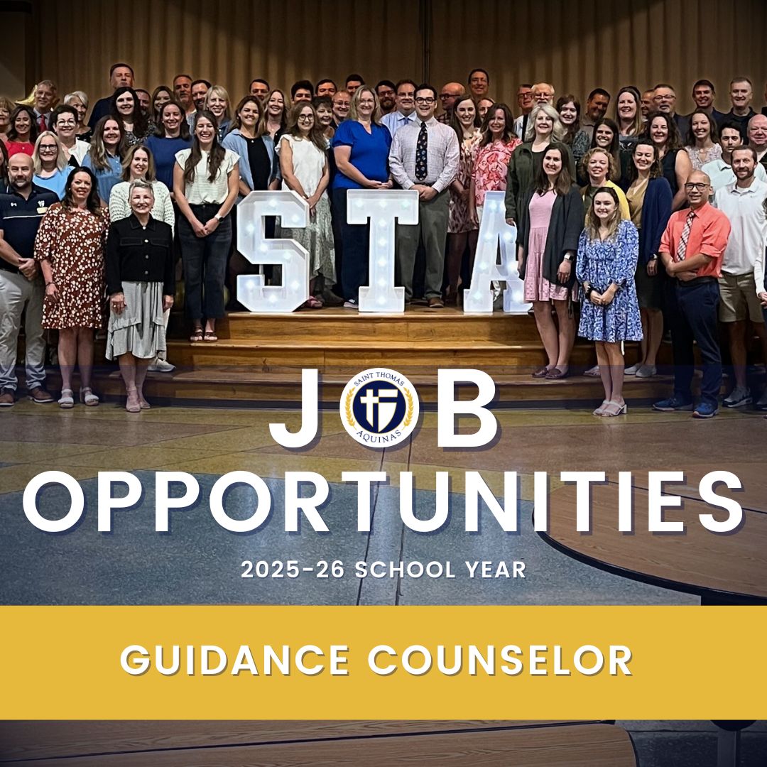 Saint Thomas Aquinas High School (@stasaints) on Twitter photo We are seeking a Guidance Counselor for the 2025-26 school year. Help us spread the news. Share this post with family & friends or tag them below! For the application process, visit: stasaints.net/about/employme…
#stasaints #careeropportunity <a href="/theleavenkc/">The Leaven</a>
<a href="/archkck/">Archdiocese KC in KS</a> We are seeking a Guidance Counselor for the 2025-26 school year. Help us spread the news. Share this post with family & friends or tag them below! For the application process, visit: stasaints.net/about/employme…
#stasaints #careeropportunity <a href="/theleavenkc/">The Leaven</a>
<a href="/archkck/">Archdiocese KC in KS</a>