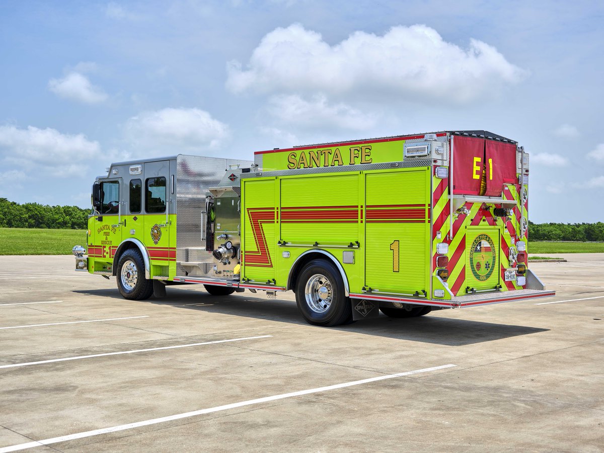 We are kicking off the month with our May calendar truck - this Spartan S-180 Pumper for Santa Fe Fire &amp; Rescue in Texas. Learn more about the S-180 pumpers here ow.ly/ofPR50VLAGT #SpartanER #firetruck #firefighter #SantaFeTexas