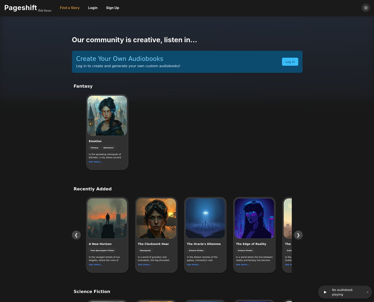 Introducing Pageshift AI, the thing I was working on over the last couple of months

Generate your own audiobook, with just a simple prompt or listen to an existing one from the community

pageshift.ai
(Currently only really working on desktop end devices)