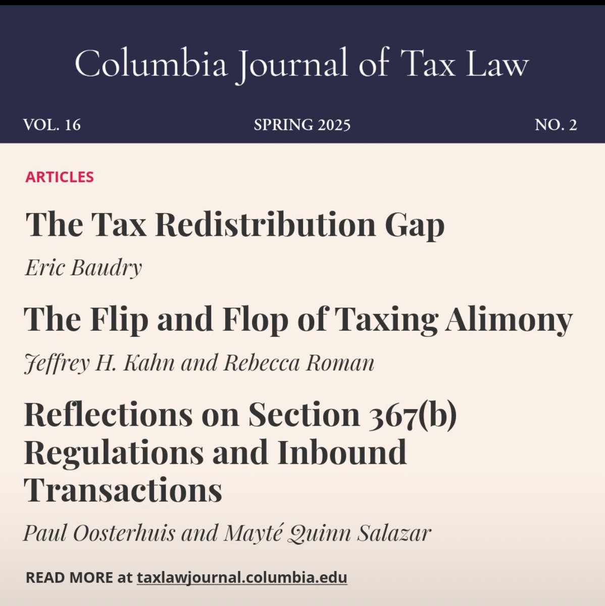 Hot off the presses….