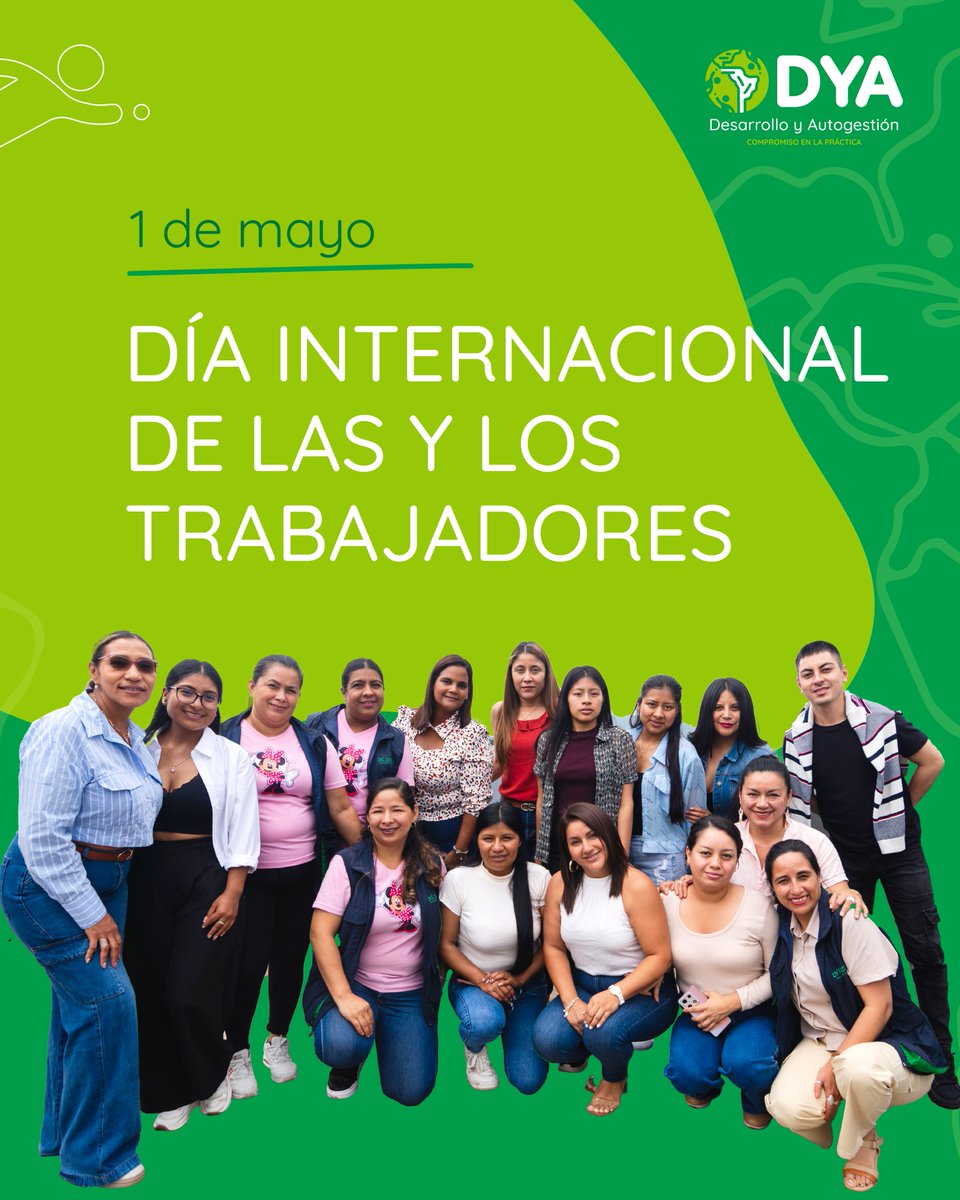 🌎<a href="/DYA_ORG/">Desarrollo Y Autogestión</a>  reafirma su compromiso: acompañar e impulsar la formación y fortalecimiento de capacidades para que el #trabajo sea una herramienta de dignidad y desarrollo.

El trabajo es más que empleo, es inclusión social, autonomía y justicia.