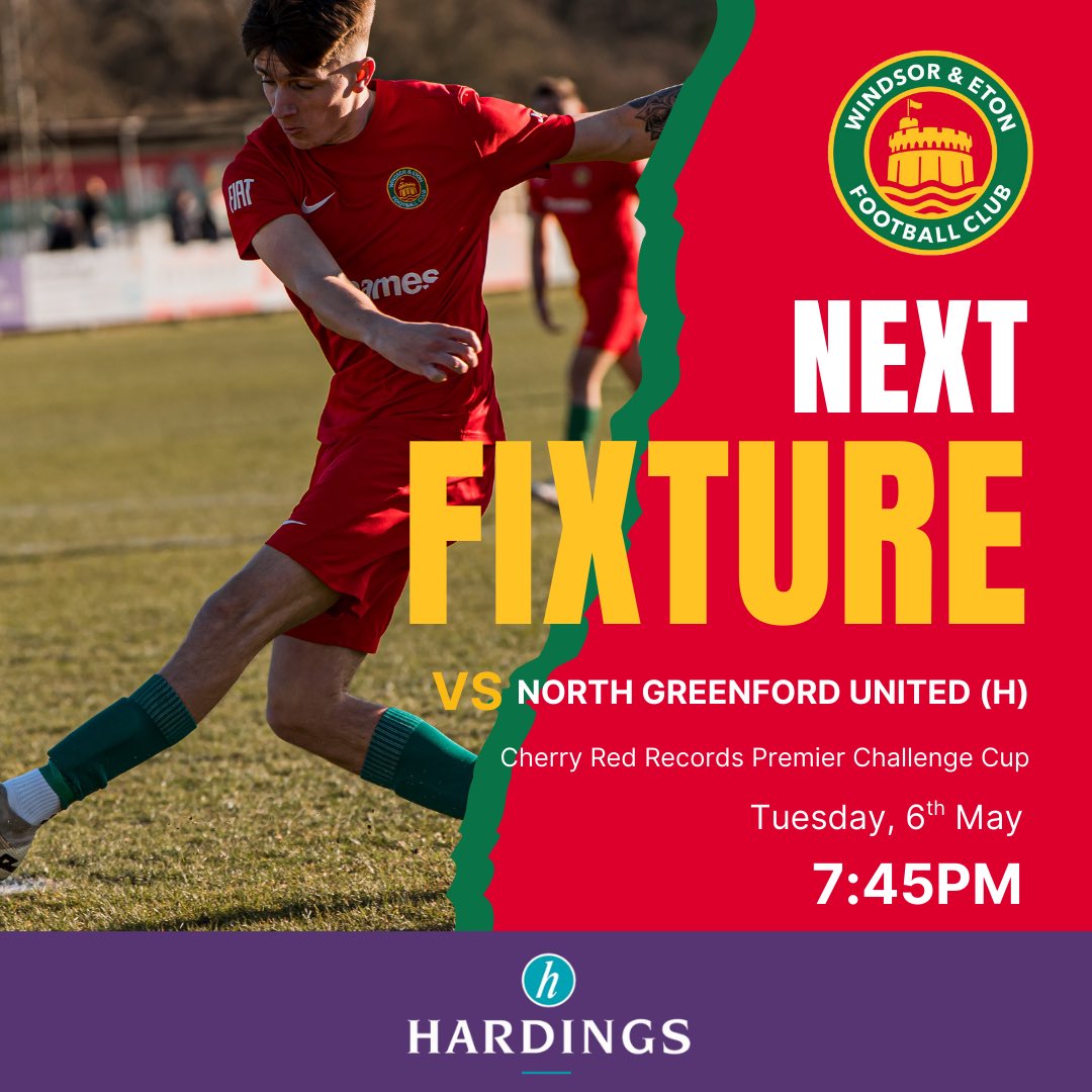 Erm…. We thought it was all over, but… 😱

Due to Harefield United’s expulsion from the Premier Challenge Cup for fielding an ineligible player against us we’ve been reinstated in the competition 🙌

So, next Tuesday we will be at home to <a href="/NGUfootballclub/">NGU 💙🤍</a>, get it in the diary!