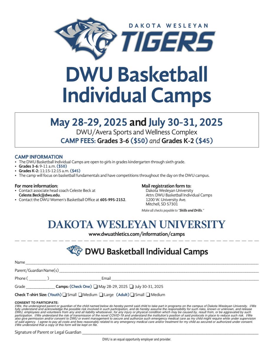 It’s May!! Which means we open up with summer camps this month!! Our first camp of the summer will be our 2-day youth camp May 28-29! Make sure to get signed up! Our next youth camp will be July 30-31.