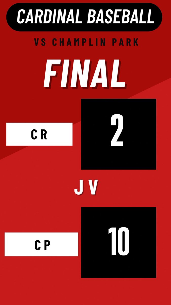 Coon Rapids Baseball tweet media