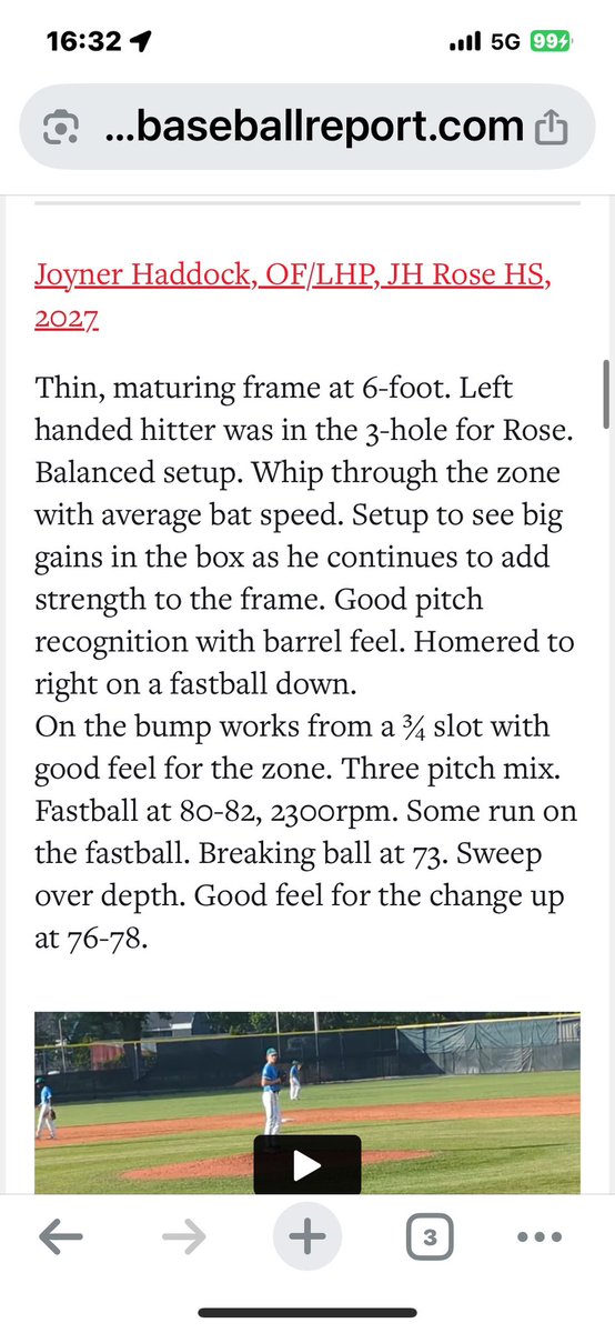 joyner4haddock's tweet image. Thank you!! @PB_Uncommitted @PrepBaseballNC