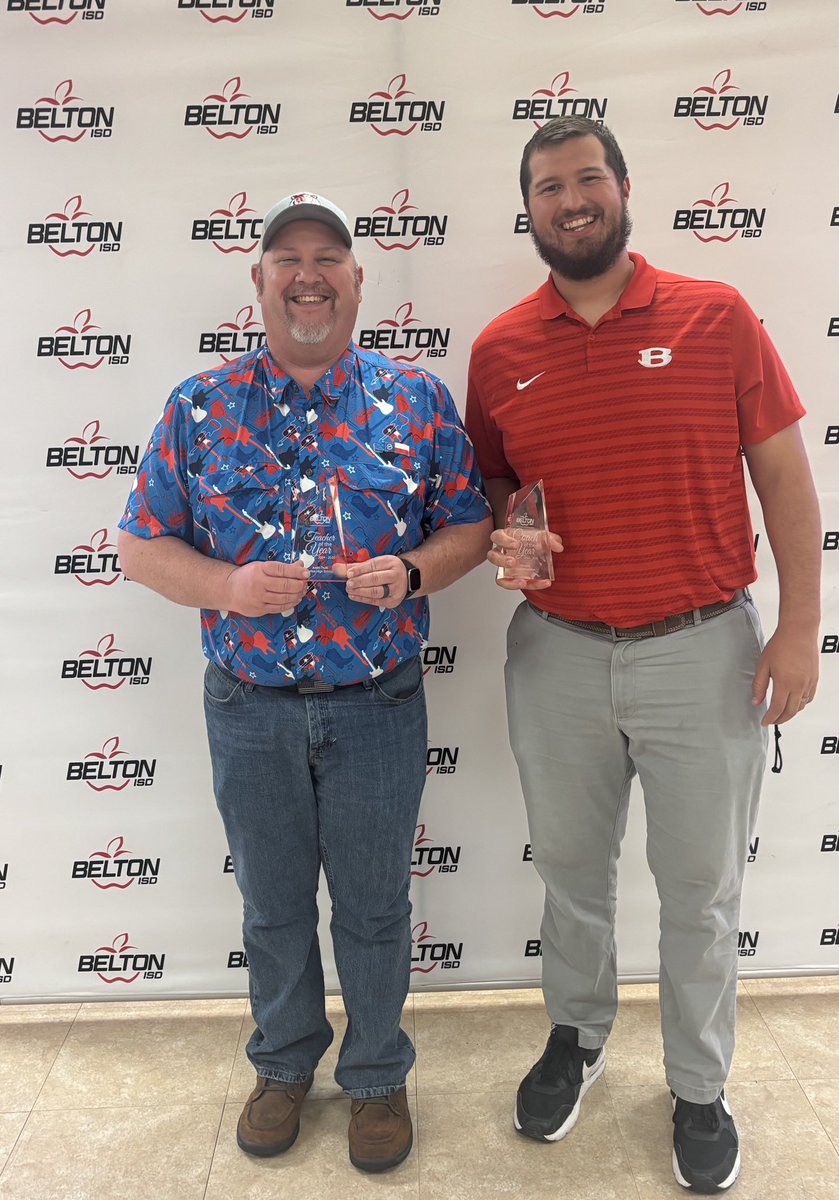 BeltonHS's tweet photo. We had our Teacher of the year recognition dinner!

Teacher of year - Justin Truitt 
Coach of year for BISD - Caleb Newcomer

Congratulations! https://t.co/Jk23O8rFK7