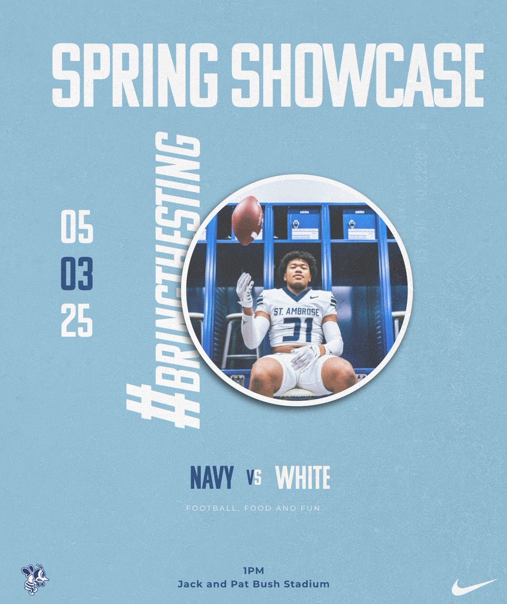 Spring Showcase is THIS SATURDAY! 🏈🐝💪

Join us at 1PM at Jack and Pat Bush Stadium to support your fighting bees! 

#BringTheSting #GoBees
