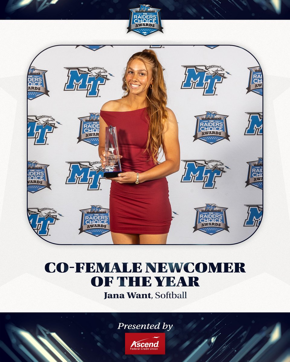 The freshman from Ontario is making a big impact in her first year in blue!
 
<a href="/WantJana/">Jana Want 2024 MIF/RHP</a> is our 𝐂𝐨-𝐅𝐞𝐦𝐚𝐥𝐞 𝐍𝐞𝐰𝐜𝐨𝐦𝐞𝐫 𝐨𝐟 𝐭𝐡𝐞 𝐘𝐞𝐚𝐫!
 
#RCA2025