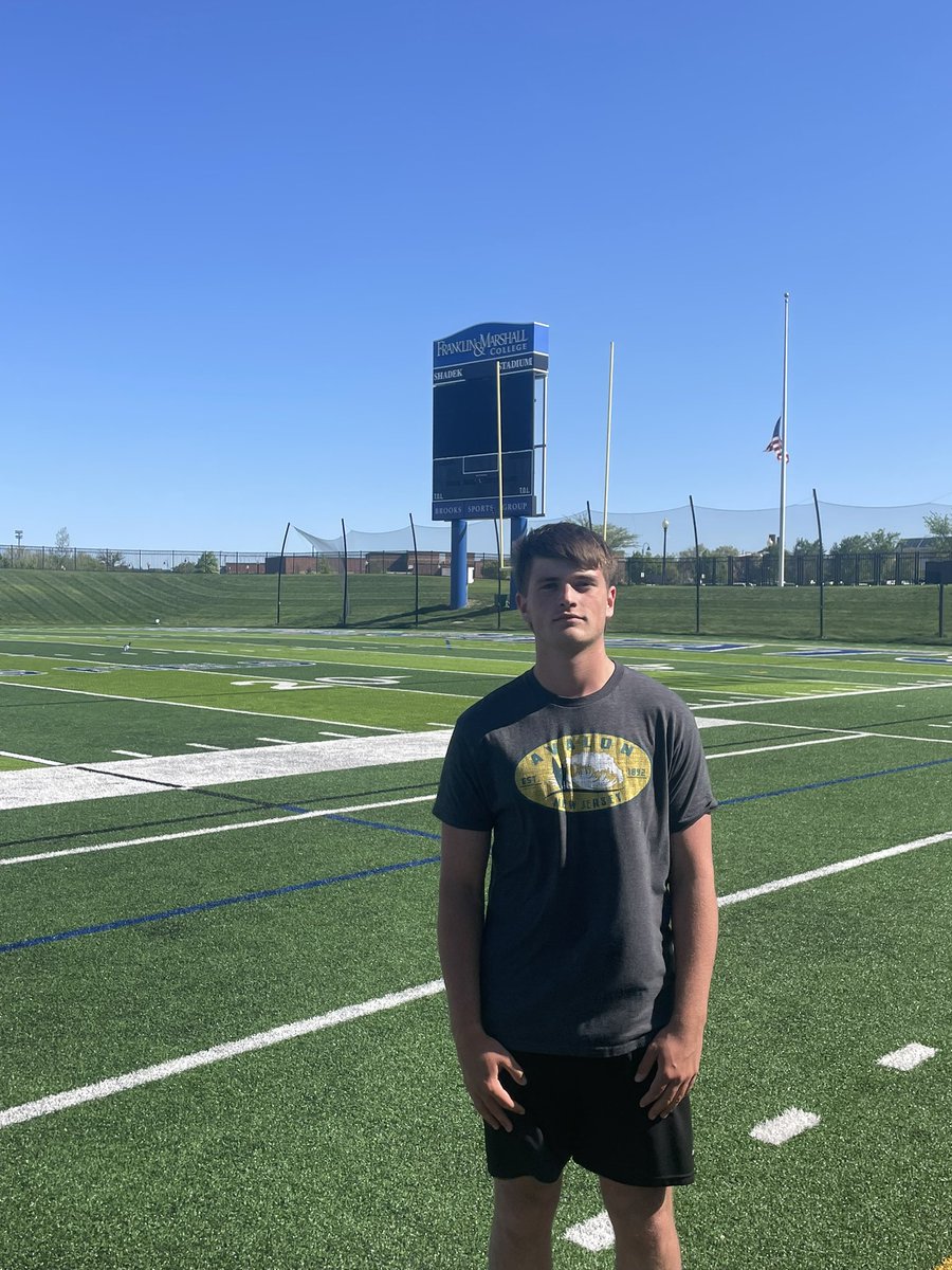 Had a great time this past weekend at <a href="/FandMFootball/">F&M Football</a> ! Learned a lot from some great coaches! Thanks <a href="/Coach_Phelan25/">Michael Phelan</a> for a great camp.

<a href="/Dean_Owens1/">Dean Owens</a> <a href="/WCEastFootball/">WC East Vikings Football</a>