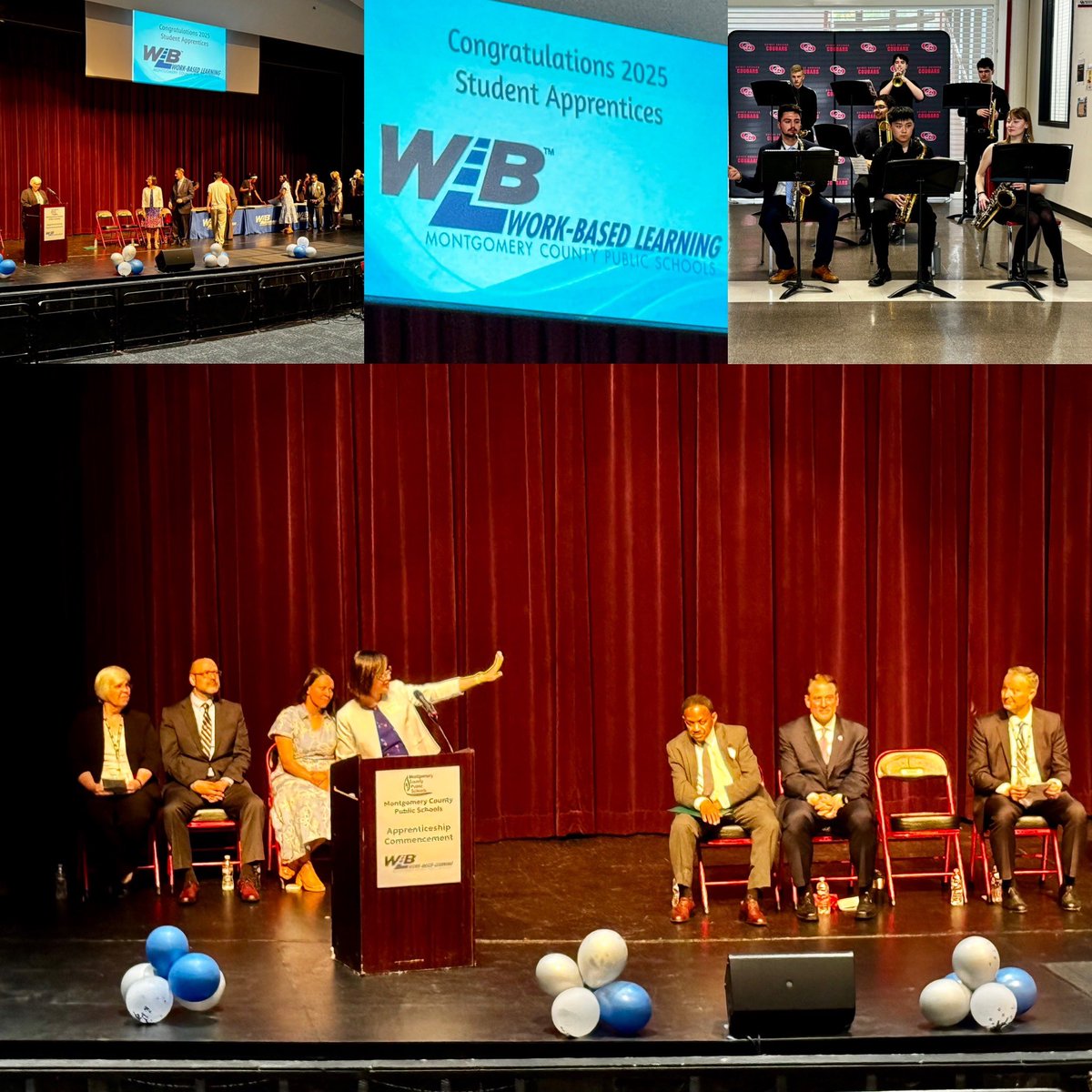 Elicia Eberhart-Bliss, QOHS AP (@qohsap_eb) on Twitter photo QOHS proudly hosted the MCPS Apprenticeship Graduation Ceremony tonight w/ students from all over the county & leaders from all over the state🎓The future of apprenticeships is bright!💡<a href="/JulieYangMoCo/">Julie Yang</a> <a href="/ThomasTaylorEdD/">Thomas Taylor</a> <a href="/worksourcemd/">WorkSource Montgomery</a> <a href="/LauraStewartBoe/">Laura Stewart 4 BOE</a> <a href="/MoCoCouncilMD/">Montgomery Council</a> <a href="/MdPublicSchools/">Maryland State Department of Education</a> QOHS proudly hosted the MCPS Apprenticeship Graduation Ceremony tonight w/ students from all over the county & leaders from all over the state🎓The future of apprenticeships is bright!💡<a href="/JulieYangMoCo/">Julie Yang</a> <a href="/ThomasTaylorEdD/">Thomas Taylor</a> <a href="/worksourcemd/">WorkSource Montgomery</a> <a href="/LauraStewartBoe/">Laura Stewart 4 BOE</a> <a href="/MoCoCouncilMD/">Montgomery Council</a> <a href="/MdPublicSchools/">Maryland State Department of Education</a>