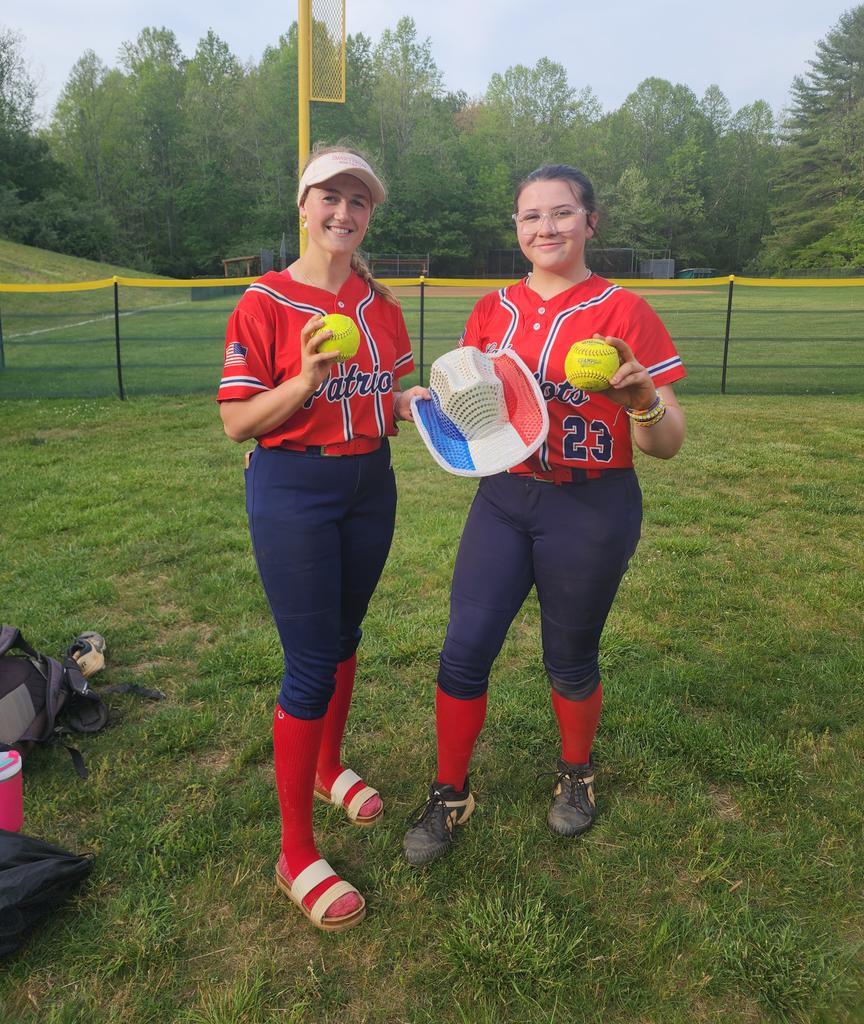 Central VA Homeschool Varsity Softball (@valadypatriots) on Twitter photo The Lady Patriots HR hat was worn again by pitchers <a href="/SophiaP2025/">Sophia Peterson</a> and <a href="/audreyhaywood10/">Audrey Haywood 2029</a> in today's win!! 🤠🤠 The Lady Patriots HR hat was worn again by pitchers <a href="/SophiaP2025/">Sophia Peterson</a> and <a href="/audreyhaywood10/">Audrey Haywood 2029</a> in today's win!! 🤠🤠
