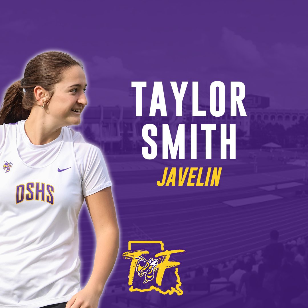 DSTV (@dsjacketstv) on Twitter photo GOING TO STATE! 🏆
Senior Taylor Smith advances to the state meet finishing 2nd place in Girls’ Javelin! GOING TO STATE! 🏆
Senior Taylor Smith advances to the state meet finishing 2nd place in Girls’ Javelin!