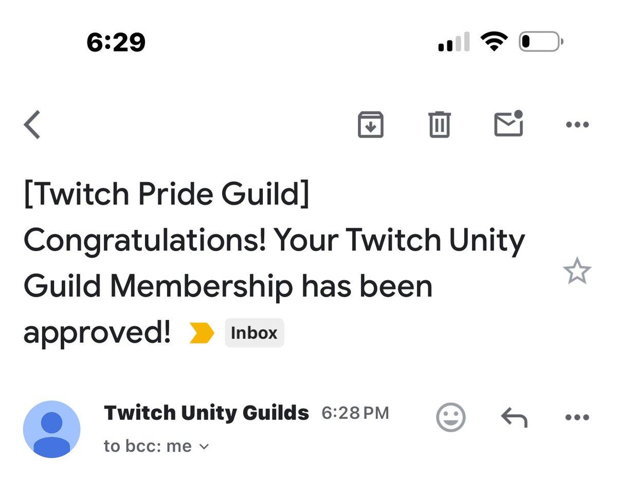 OMGggg 
This proud women’s guildie and Fruity made it into the <a href="/Twitch/">Twitch</a> Pride Guild!!!
I feel more proud to be gay than ever before ❤️

Congrats to my fellow newbies!