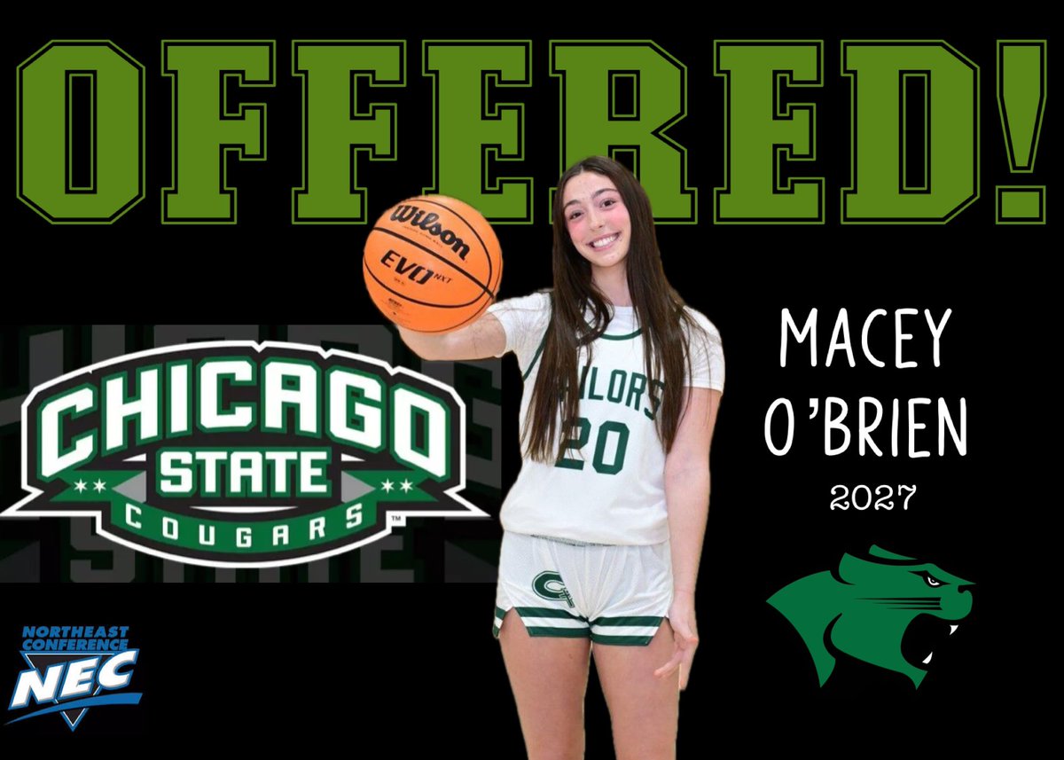 Macey O'Brien (@macey_obrien20) on Twitter photo After a great conversation with <a href="/corryne00/">Corry Irvin</a> I am so grateful and excited to receive my first D1 full scholarship offer from <a href="/ChiStateWBB/">Chicago State University Women's Basketball</a>! Thank you for believing in me!
<a href="/Just_Carter_/">Kiara Carter</a> <a href="/chris31312002/">Chris Davis</a> <a href="/MartinBroLadies/">Lady Martin Bros. Select</a> After a great conversation with <a href="/corryne00/">Corry Irvin</a> I am so grateful and excited to receive my first D1 full scholarship offer from <a href="/ChiStateWBB/">Chicago State University Women's Basketball</a>! Thank you for believing in me!
<a href="/Just_Carter_/">Kiara Carter</a> <a href="/chris31312002/">Chris Davis</a> <a href="/MartinBroLadies/">Lady Martin Bros. Select</a>
