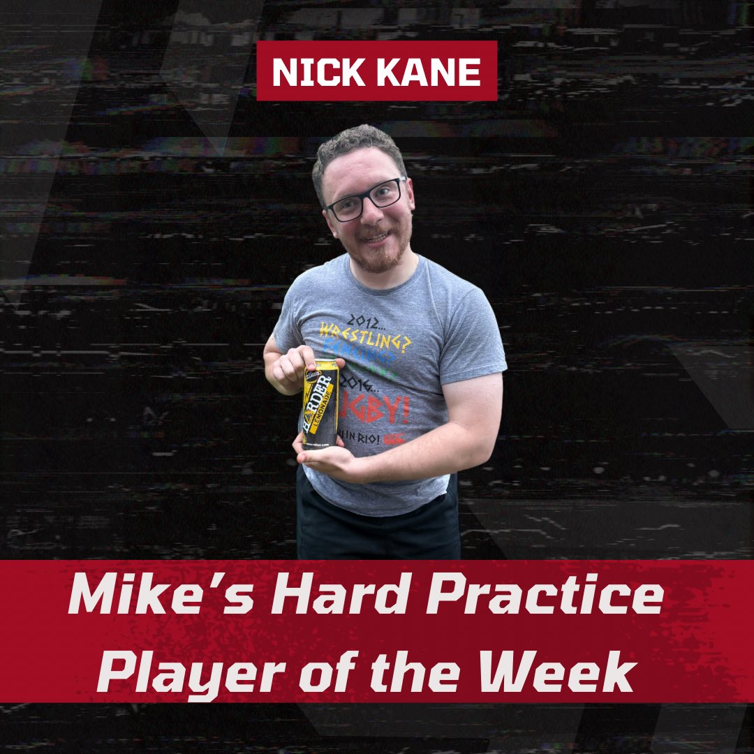 This week’s Mike’s Hard Practice Player of the Week goes to Nick Kane #playhard