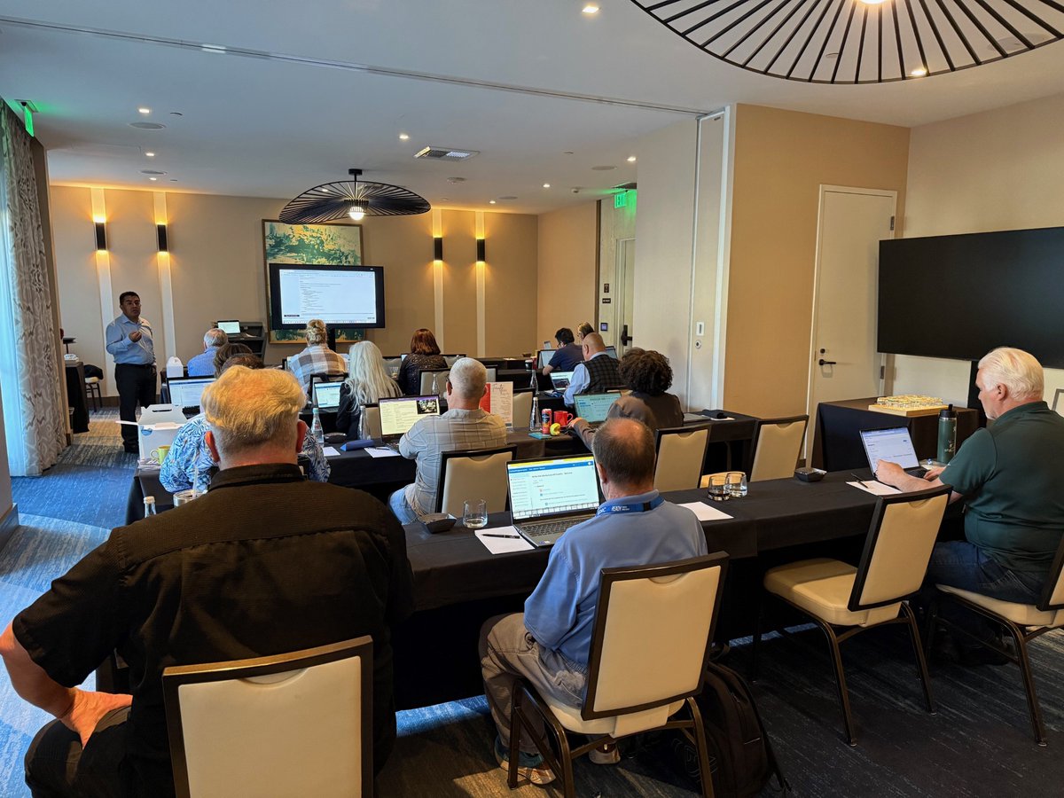 The 2025 IEDRC Faculty Retreat is now underway in beautiful and sunny Huntington Beach! 
Alas, we're inside a conference room. But we're learning about A.I., which at some point will free us all up to enjoy the outdoors. Yay!!!
#IEDRC2025FacultyRetreat