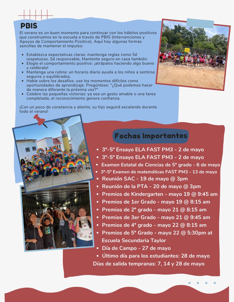📣 Attention Bobcats!  
🗓️ Our May newsletter is out!  
🔍 Find important info to keep you on track all month long.  
  
#TeamMcInnis❤️💙