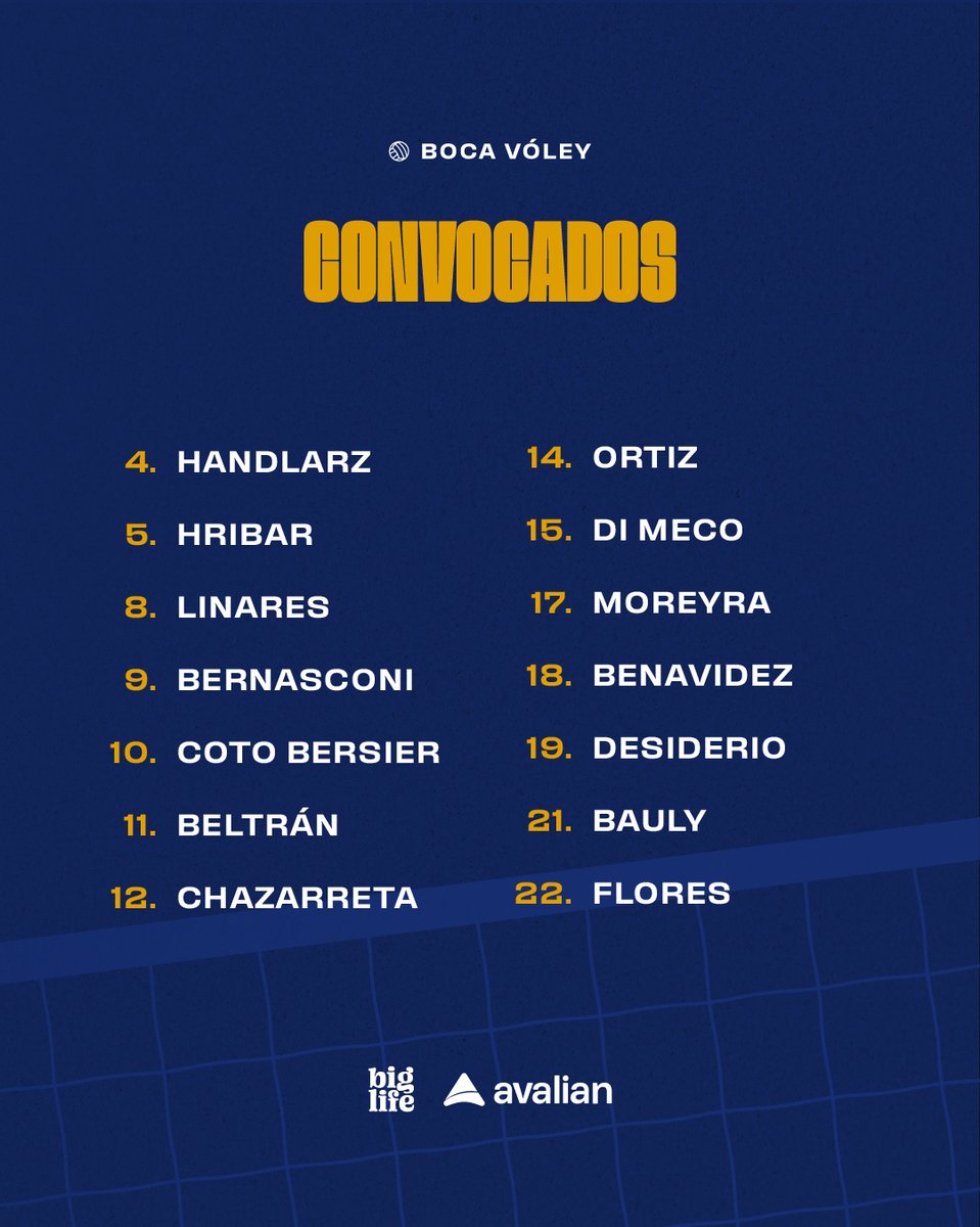 🔜 ¡𝗣𝗥𝗢́𝗫𝗜𝗠𝗢 𝗣𝗔𝗥𝗧𝗜𝗗𝗢!

👉 #DHM
📍 Fecha 3
🏐 vs. Ferro
🗓️ Viernes 2/5
🕔 21:30 horas
🏟️ Polideportivo Quinquela Martin
🎟️ Entrada libre y gratuita
📺 En vivo por @elcanaldeboca 

#DaleBoca 🔵🟡🔵
