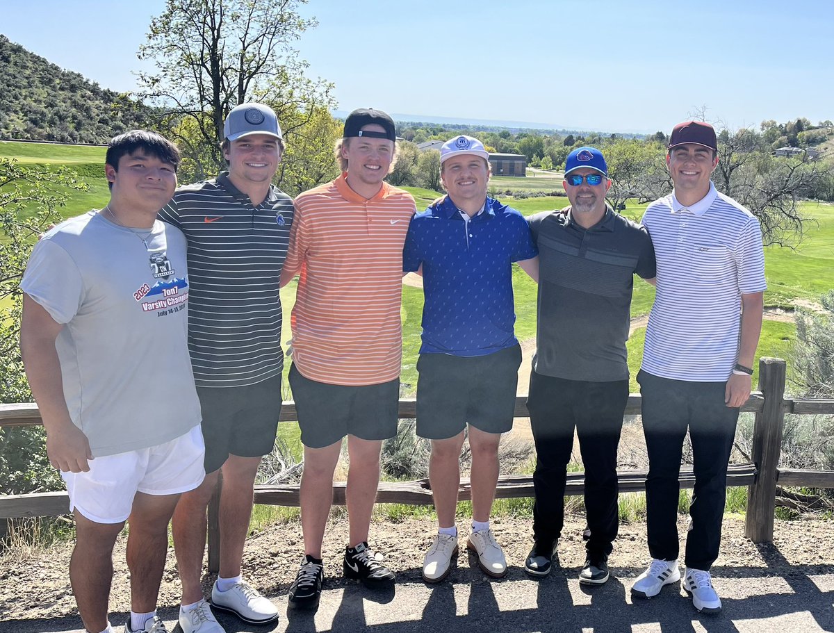 Zak Hill (@zakhill10) on Twitter photo QB Golf Day at Boise State! What a great way to end spring ball with a day together on the course! Special thanks to <a href="/TayTharp10/">Taylor Tharp</a> and <a href="/QuailGolf/">Quail Hollow Club</a> for having us! #GoBroncos ๐ต๐ QB Golf Day at Boise State! What a great way to end spring ball with a day together on the course! Special thanks to <a href="/TayTharp10/">Taylor Tharp</a> and <a href="/QuailGolf/">Quail Hollow Club</a> for having us! #GoBroncos ๐ต๐