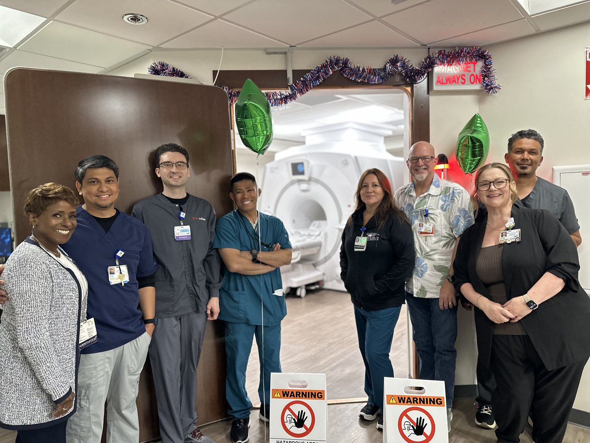It’s official, our new state-of-the-art Magnetic Resonance Imaging (MRI) is up and running! Congratulations to our Radiology Team on this department milestone! #TeamLosRobles
