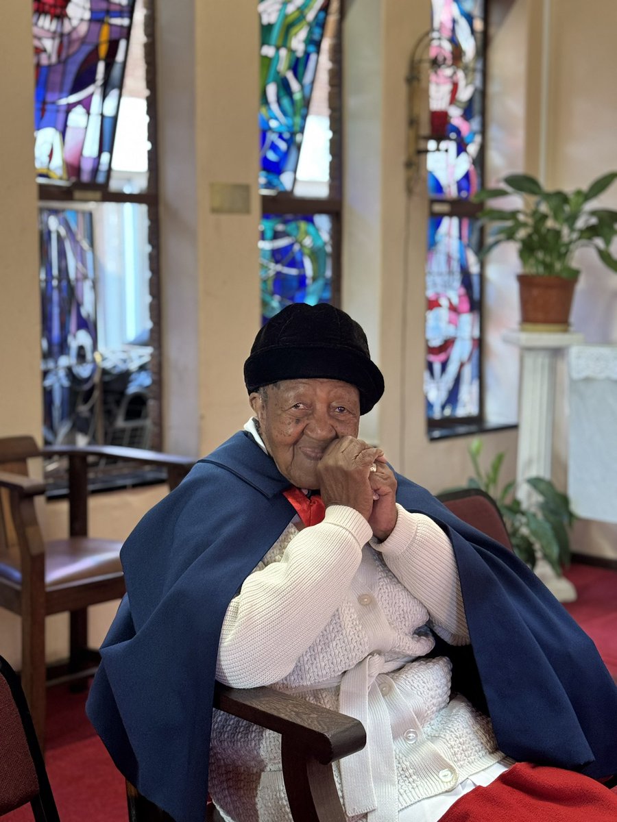 My tree has fallen. This is the last picture I took of Gogo at church. My world. ❤️🕊️