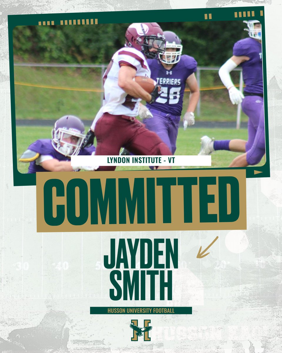 Welcome our newest #HussonGuy!

🦅Jayden Smith
🏈Lyndon Institute - VT