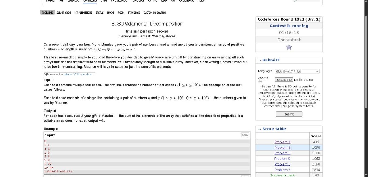 codeslayerTanj's tweet image. - First ever open source contribution in the bag ✌️
- Spent some time building my resume!
- Touched some grass 💉 
- Gave Codeforces contest with OG&apos;s (iykyk)😊 
- Did DP on subsequences 💻
#DynamicProgramming #CodeForces #OpenSource #tanjiro