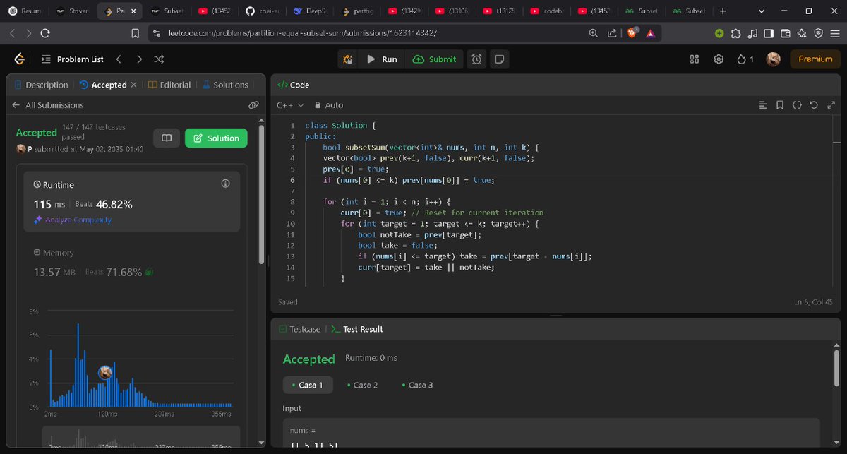 codeslayerTanj's tweet image. - First ever open source contribution in the bag ✌️
- Spent some time building my resume!
- Touched some grass 💉 
- Gave Codeforces contest with OG&apos;s (iykyk)😊 
- Did DP on subsequences 💻
#DynamicProgramming #CodeForces #OpenSource #tanjiro