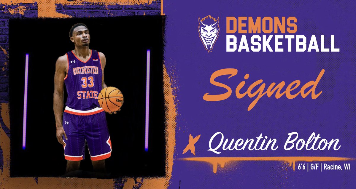 NSU Basketball (@nsudemonsmbb) on Twitter photo SIGNED βοΈ
Welcome to Demonland, Quentin Bolton (<a href="/QuentinBoltonJ1/">Quentin Bolton Jr</a>) ππ
#ForkEm π€ SIGNED βοΈ
Welcome to Demonland, Quentin Bolton (<a href="/QuentinBoltonJ1/">Quentin Bolton Jr</a>) ππ
#ForkEm π€