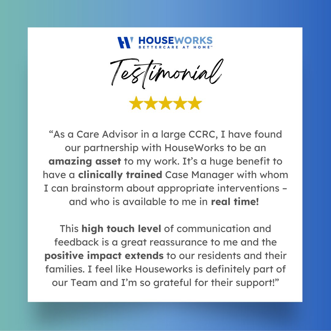 Check out this 5-Star review from one of our partners at a CCRC!⭐