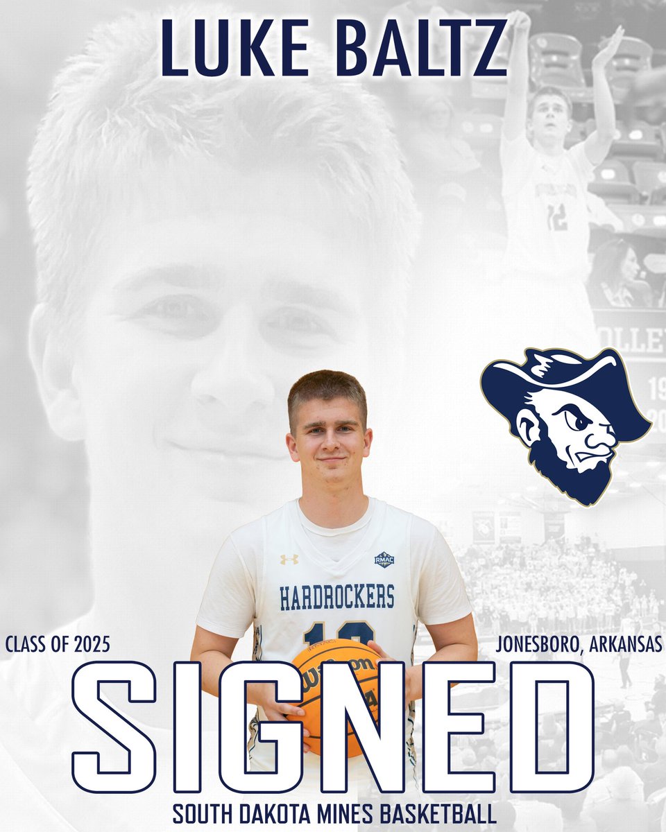 South Dakota Mines Men's Basketball (@hardrockermbb) on Twitter photo Welcome to the newest Hardrocker <a href="/lukebaltz12/">Luke Baltz</a> ‼️
“Luke is a winner who brings shooting, high IQ and toughness. He is a great fit for our program on and off the court. We can’t wait to get him to campus this fall.” - Coach Iseman Welcome to the newest Hardrocker <a href="/lukebaltz12/">Luke Baltz</a> ‼️
“Luke is a winner who brings shooting, high IQ and toughness. He is a great fit for our program on and off the court. We can’t wait to get him to campus this fall.” - Coach Iseman